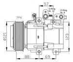 FC1268 A/C Compressor 977013E300 KIA SORENT 2002-